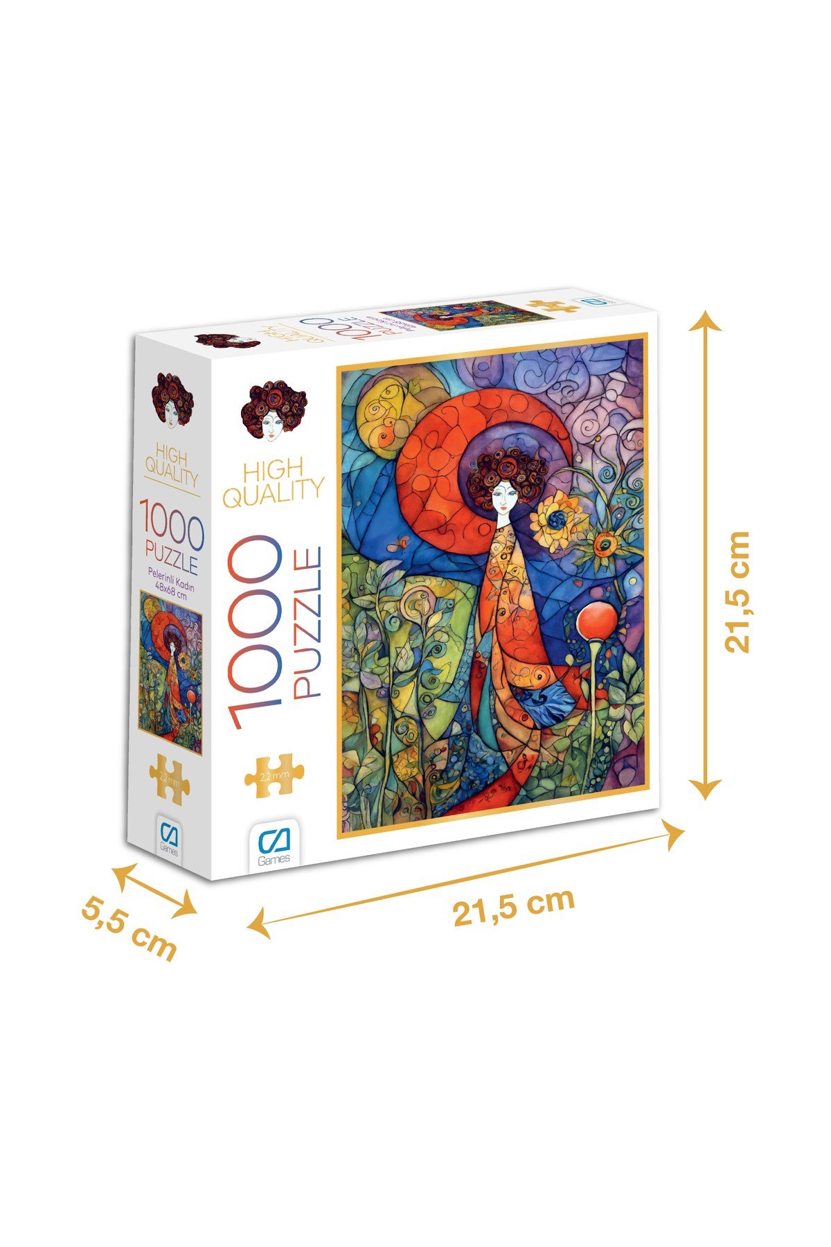 PELERİNLİ KADIN PUZZLE 1000 PARÇA
