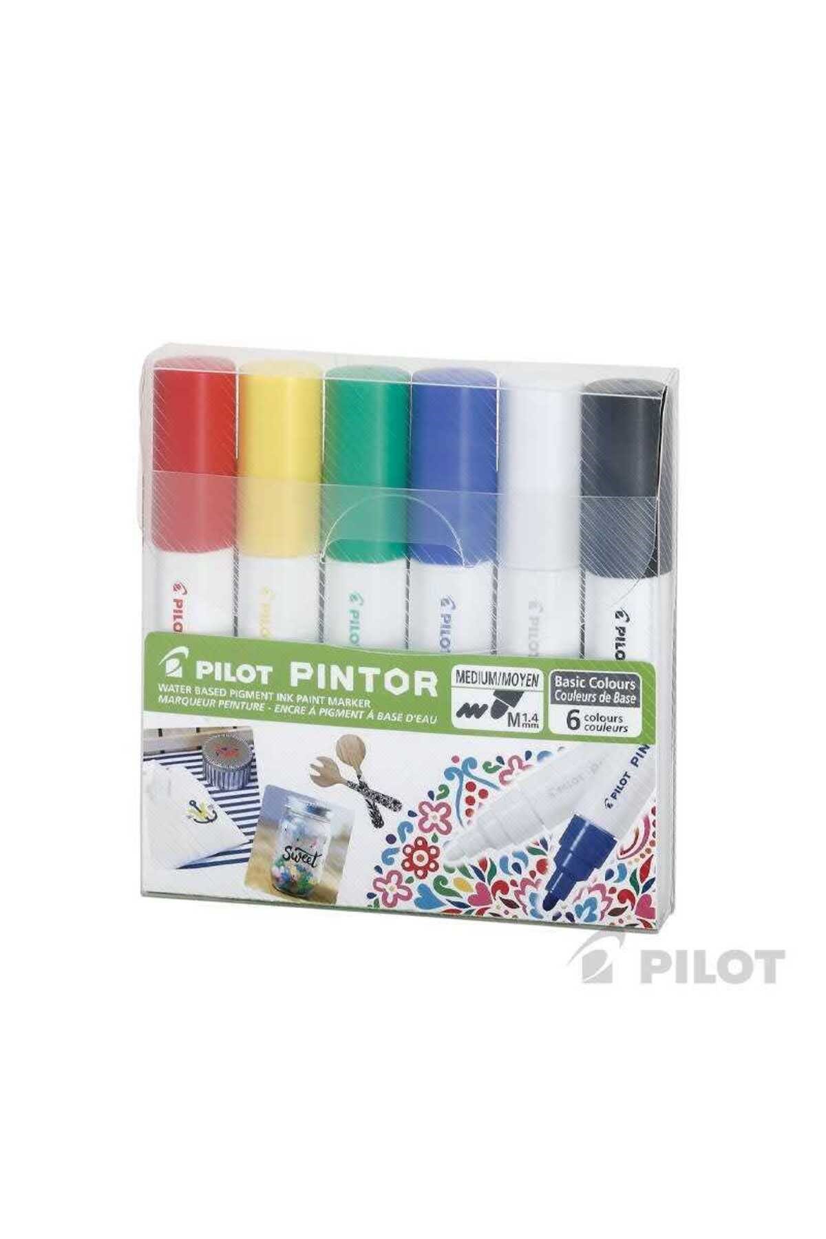 Pintor M 1.4mm Akrilik Kalem Markör Ana Renkler / SW-PT-M-S6