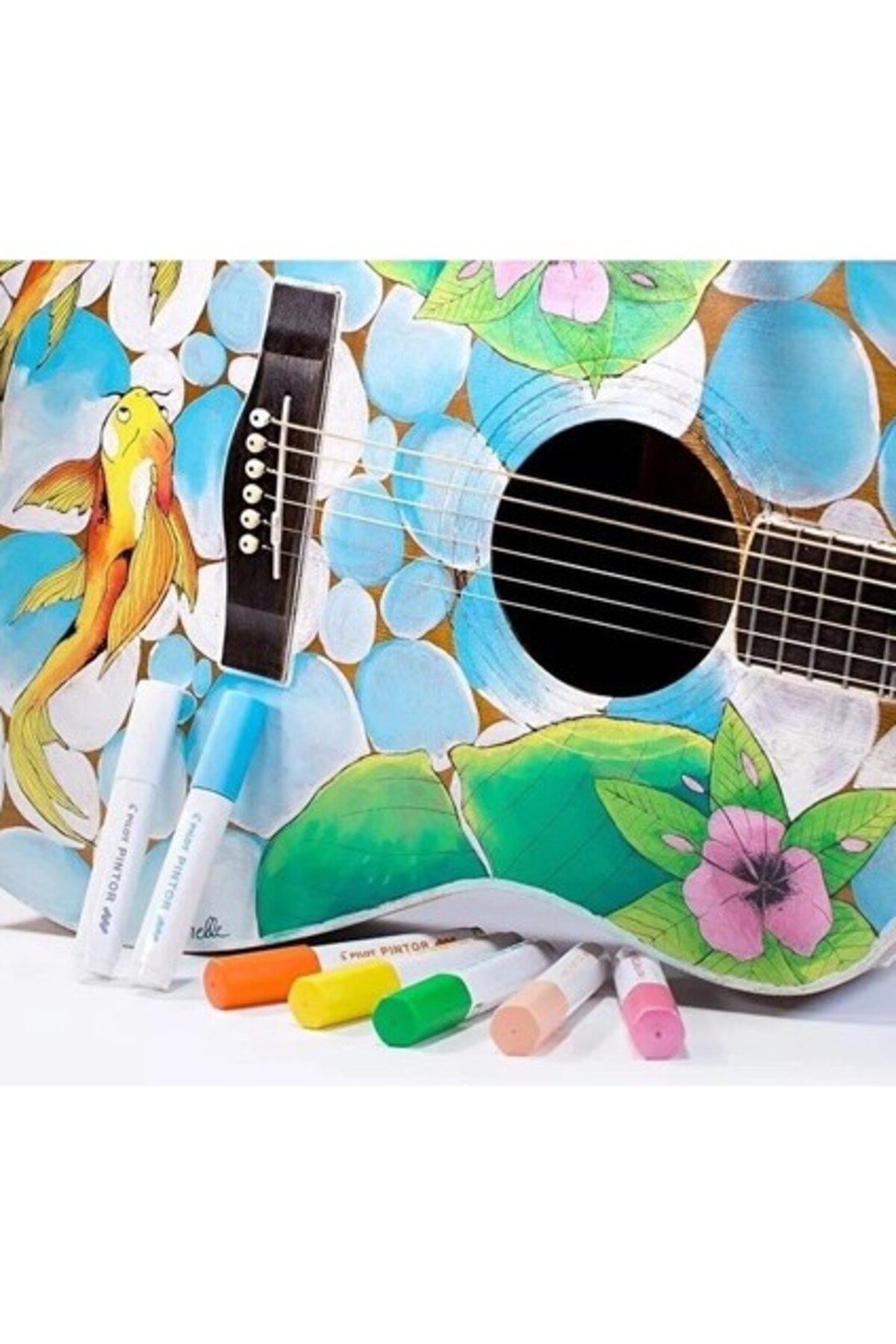 Pintor Markör Kalem B Uç 6'lı Set Pastel Renkler