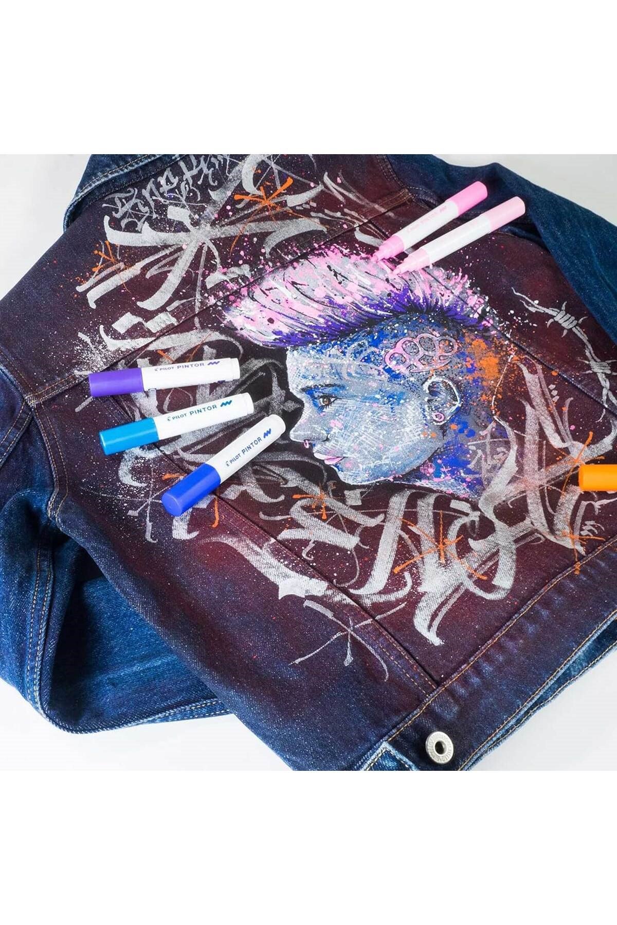 Pintor Markör Kalem B Uç Gümüş