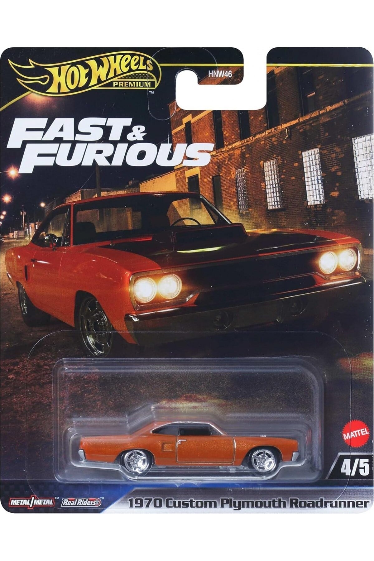 Premium Fast & Furious 1970 Custom Plymouth Roadrunner - JBL87 /