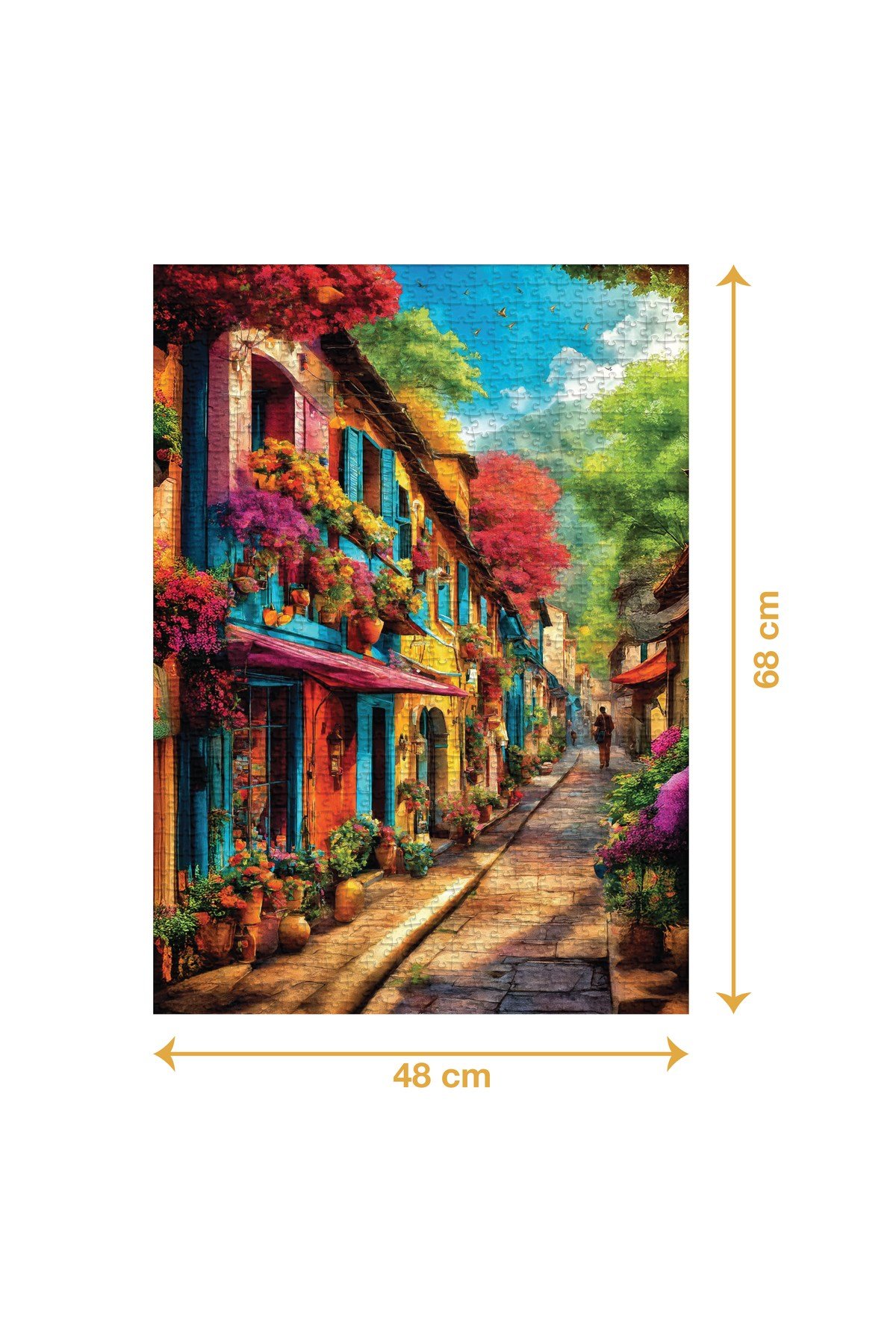 RENKLİ EVLER PUZZLE 1000 PARÇA