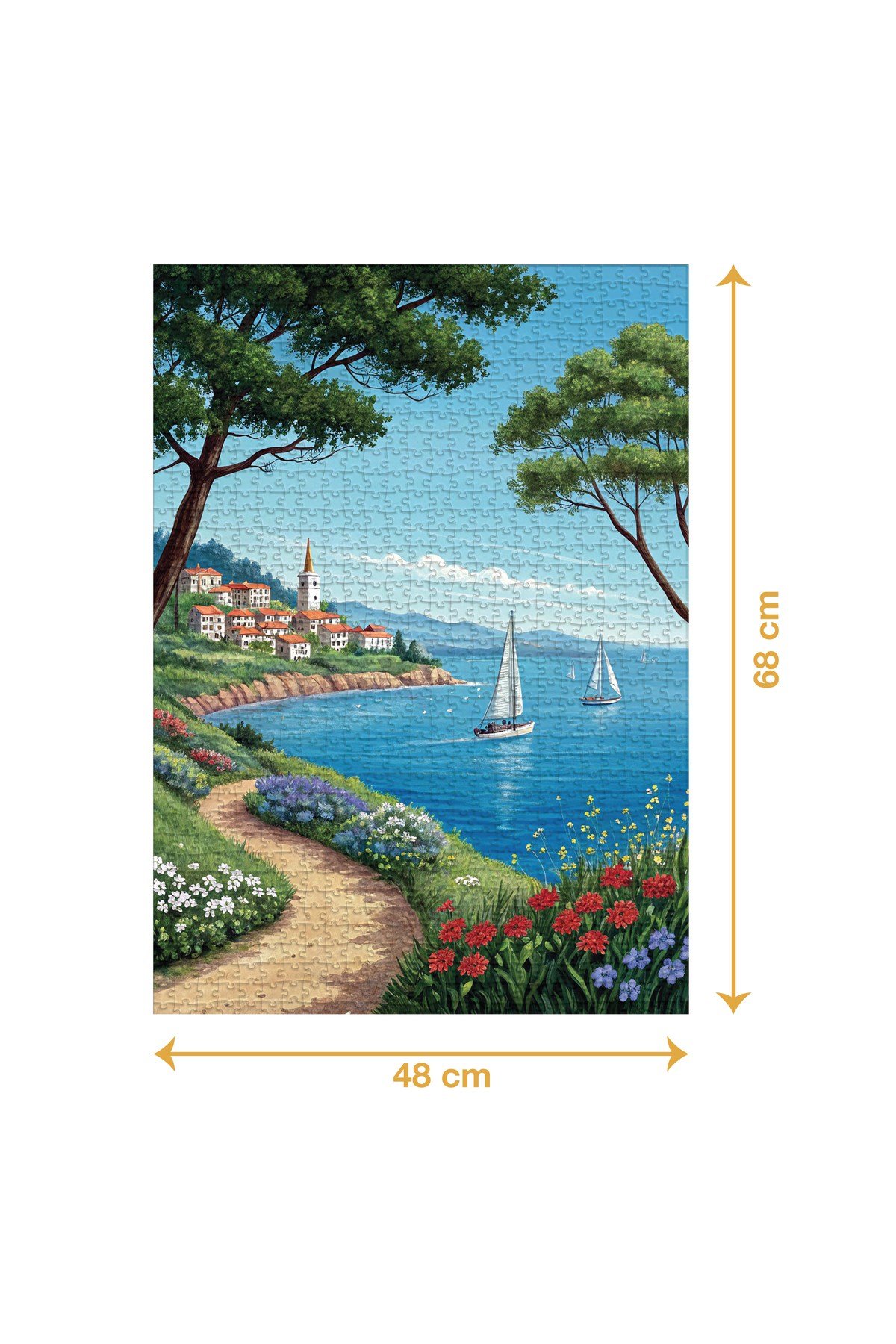 SAHİL YOLU PUZZLE 1000 PARÇA