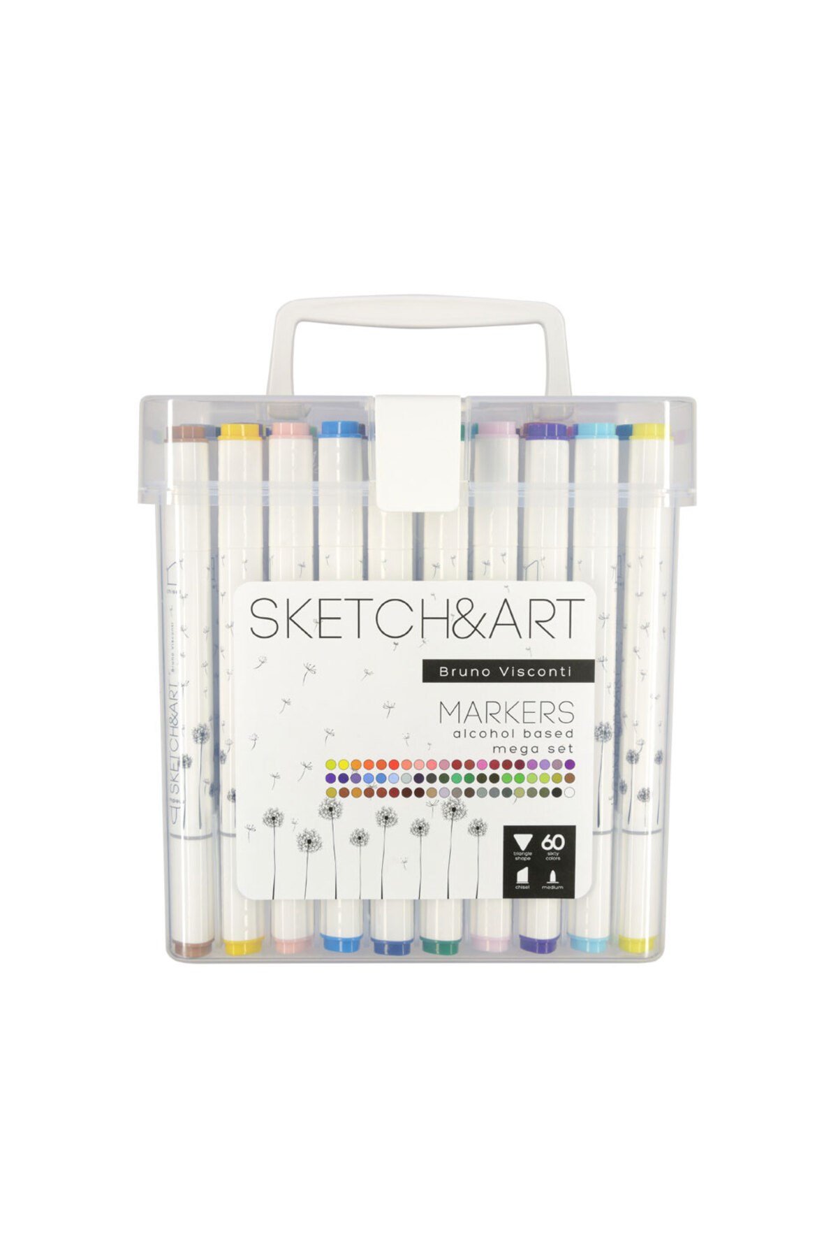 Sketch Art Çift Taraflı Marker Kalem 60 Renk 22-0080