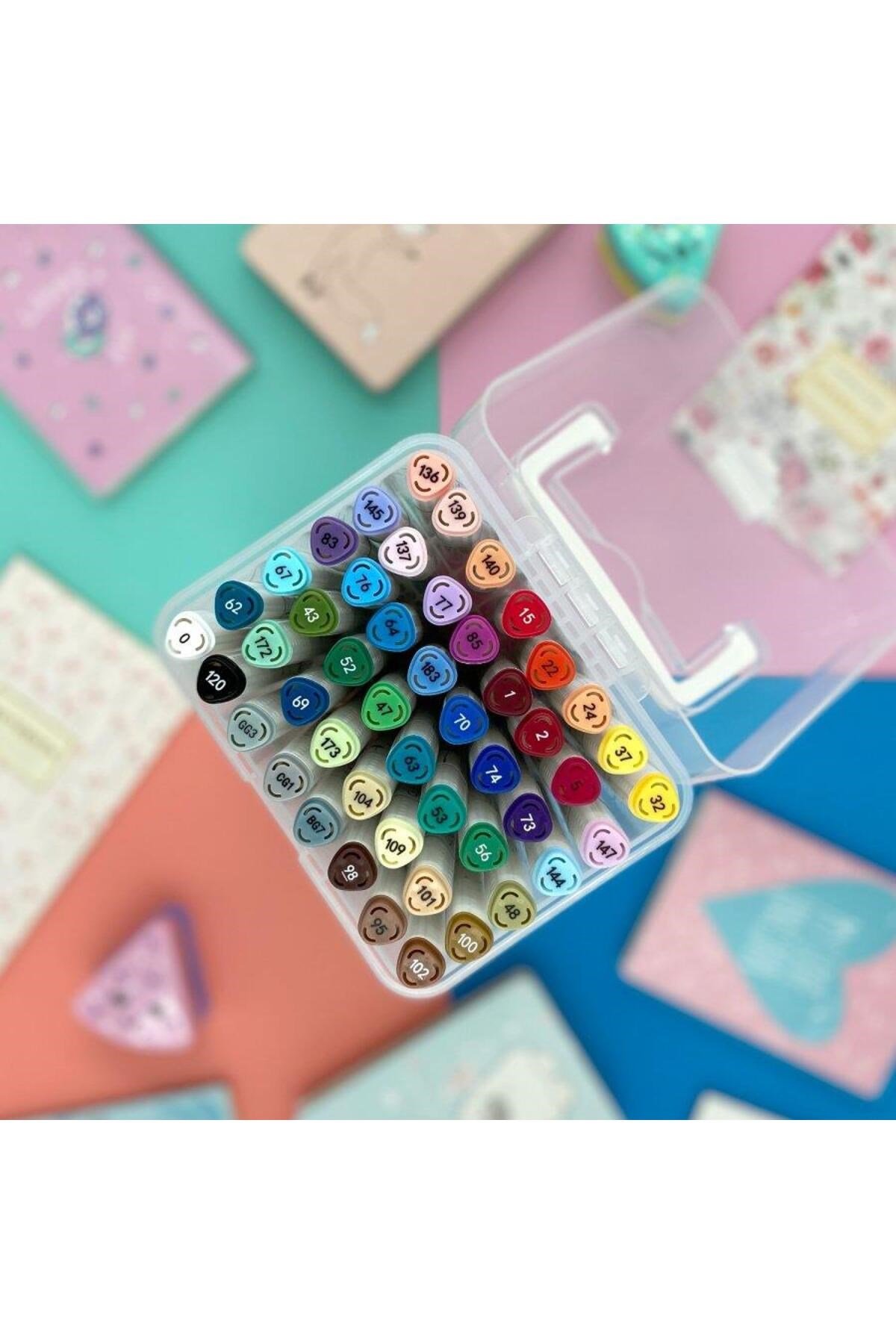 Sketch & Art Çift Taraflı Marker Kalem Seti-48 Adet