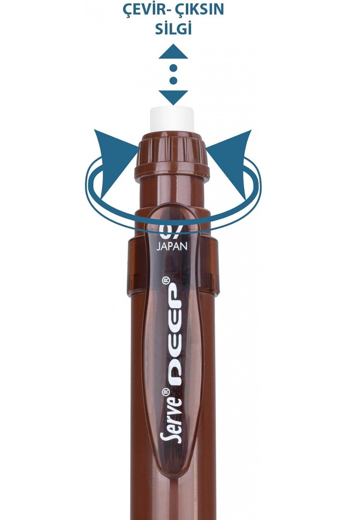 slcshp DEEP MEKANIK KURSUN KALEM 07MM TOPRAK KAHVERENGİ shopslck 1061052