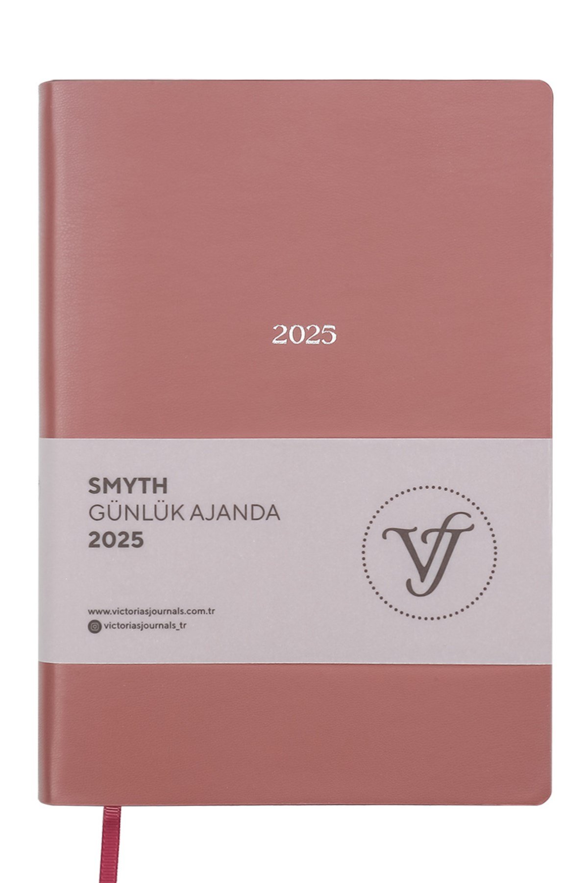 Smyth 2025 Günlük Ajanda A5 (14x21cm) Esnek Kapak Ivory 80 gr.
