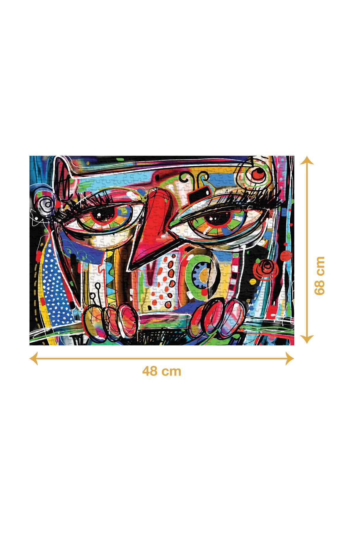SOYUT YÜZ PUZZLE 1000 PARÇA