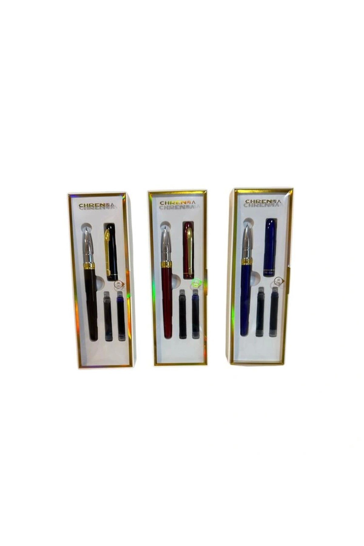 SÜDOR DK07 S3 METAL DOLMA KALEM + 2'Lİ KARTUŞ HEDİYELİ SET BLİSTERLİ