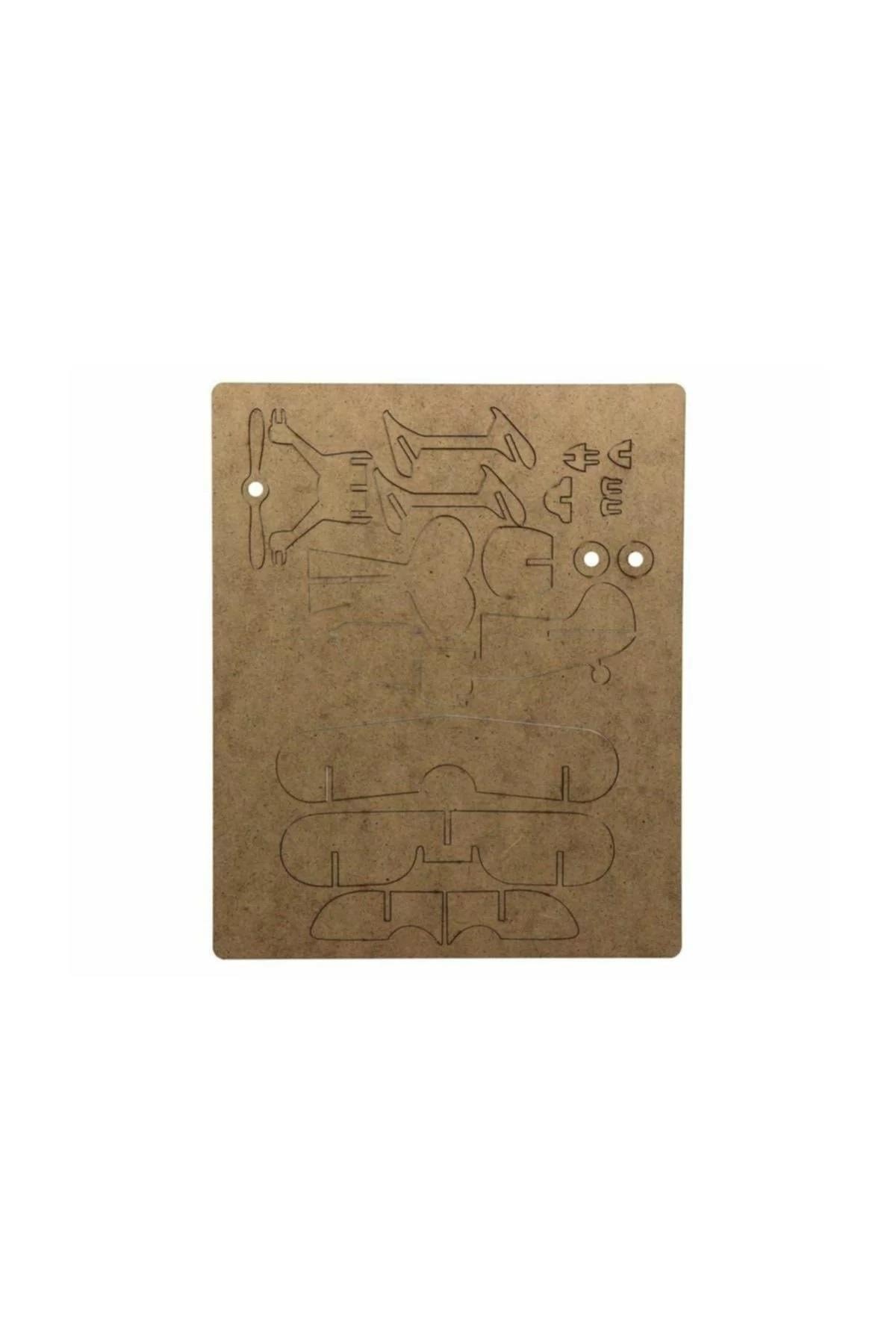Südor Wood Ahşap Kendin Yap Maket Uçak 150 X 140 X 70 mm