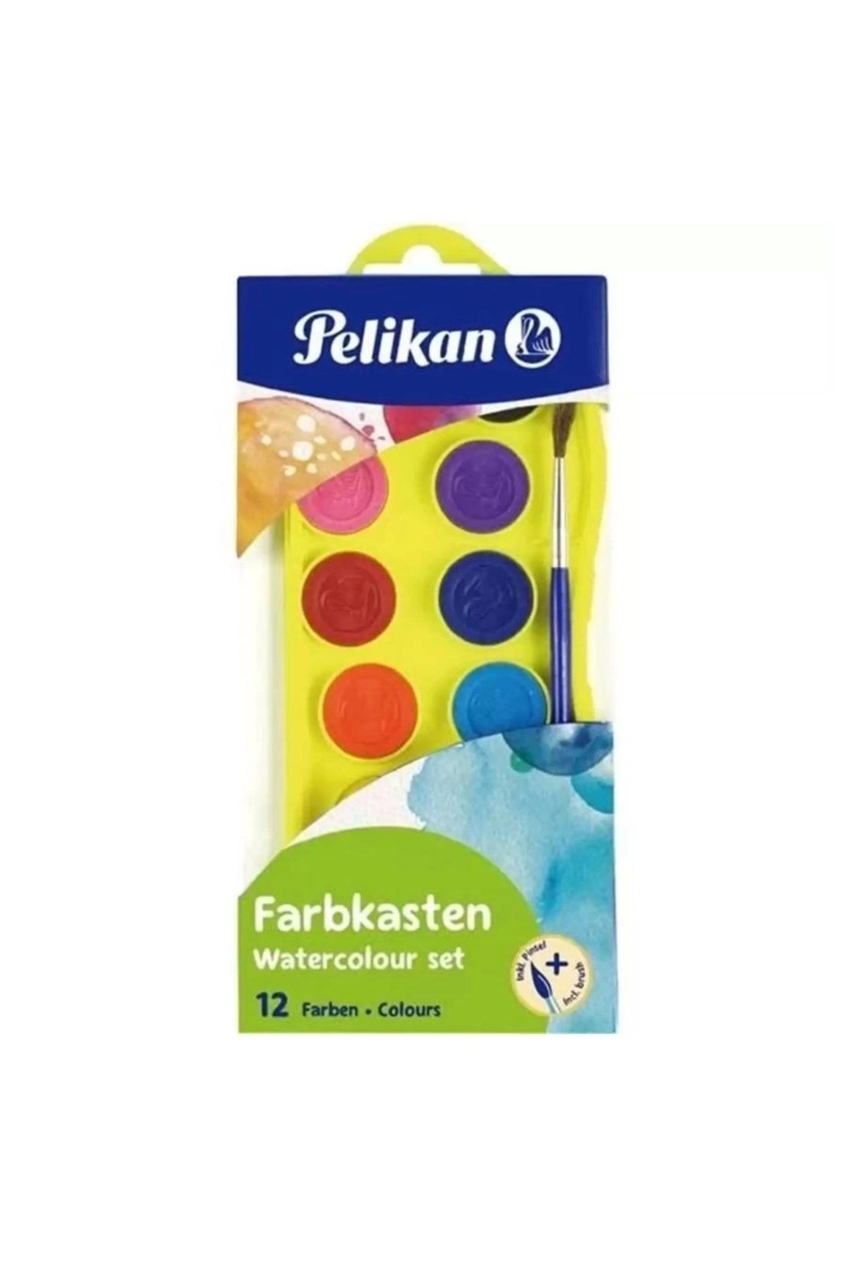 Sulu Boya Küçük Boy 12 Renk