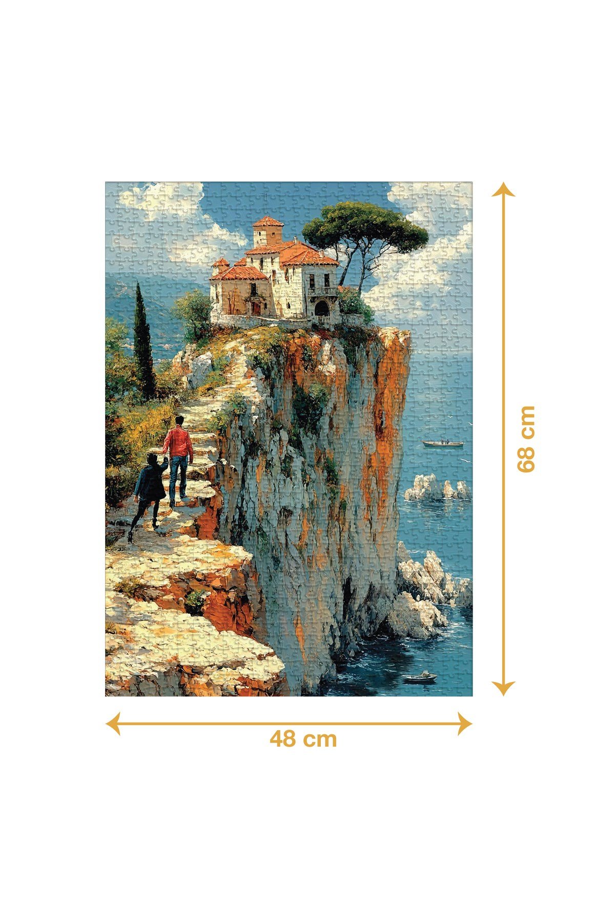 TEPEDEKİ EV PUZZLE 1000 PARÇA