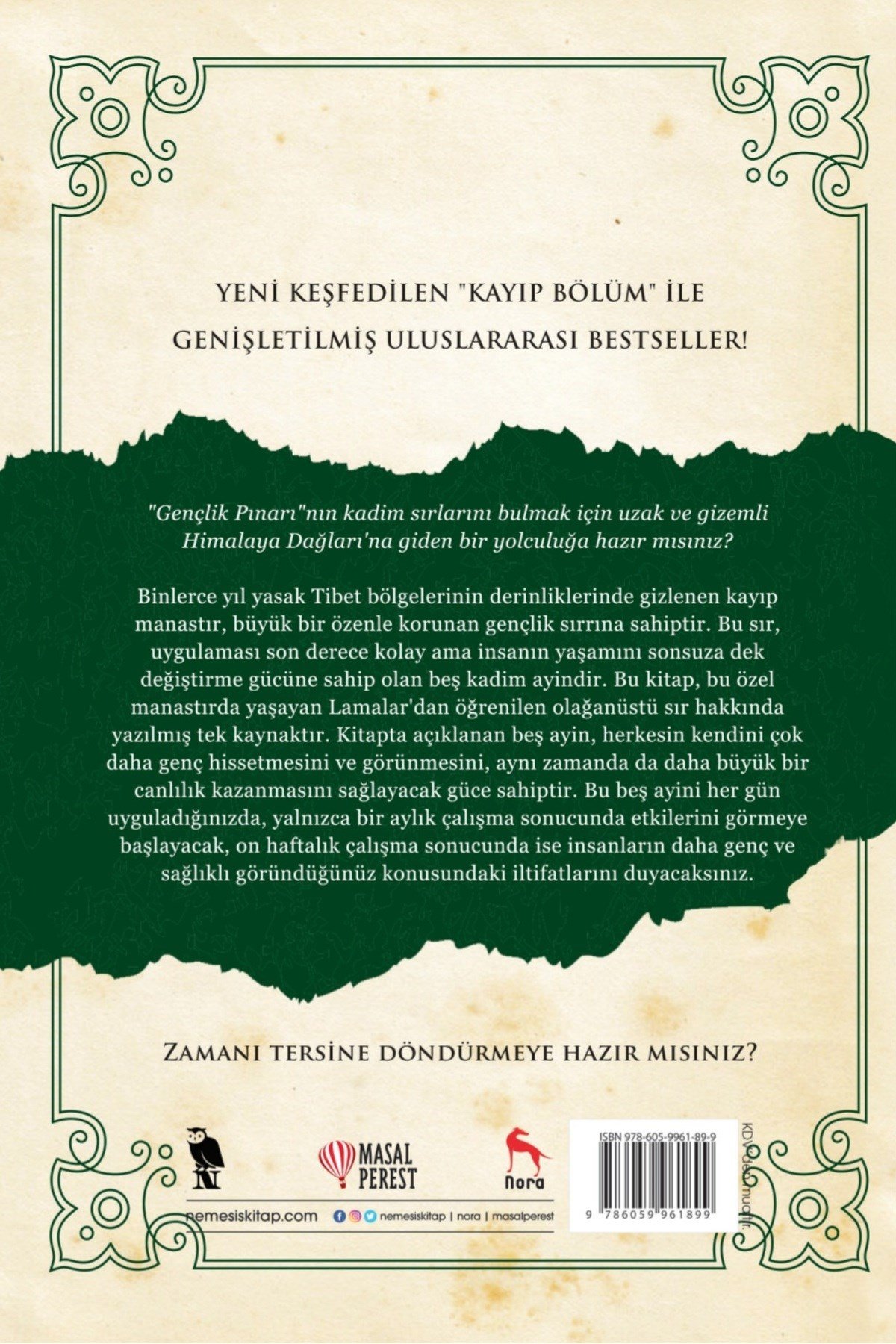 Tibet’in Gençlik Pınarı 1. Kitap /peter Kelder / Nemesis Kitap