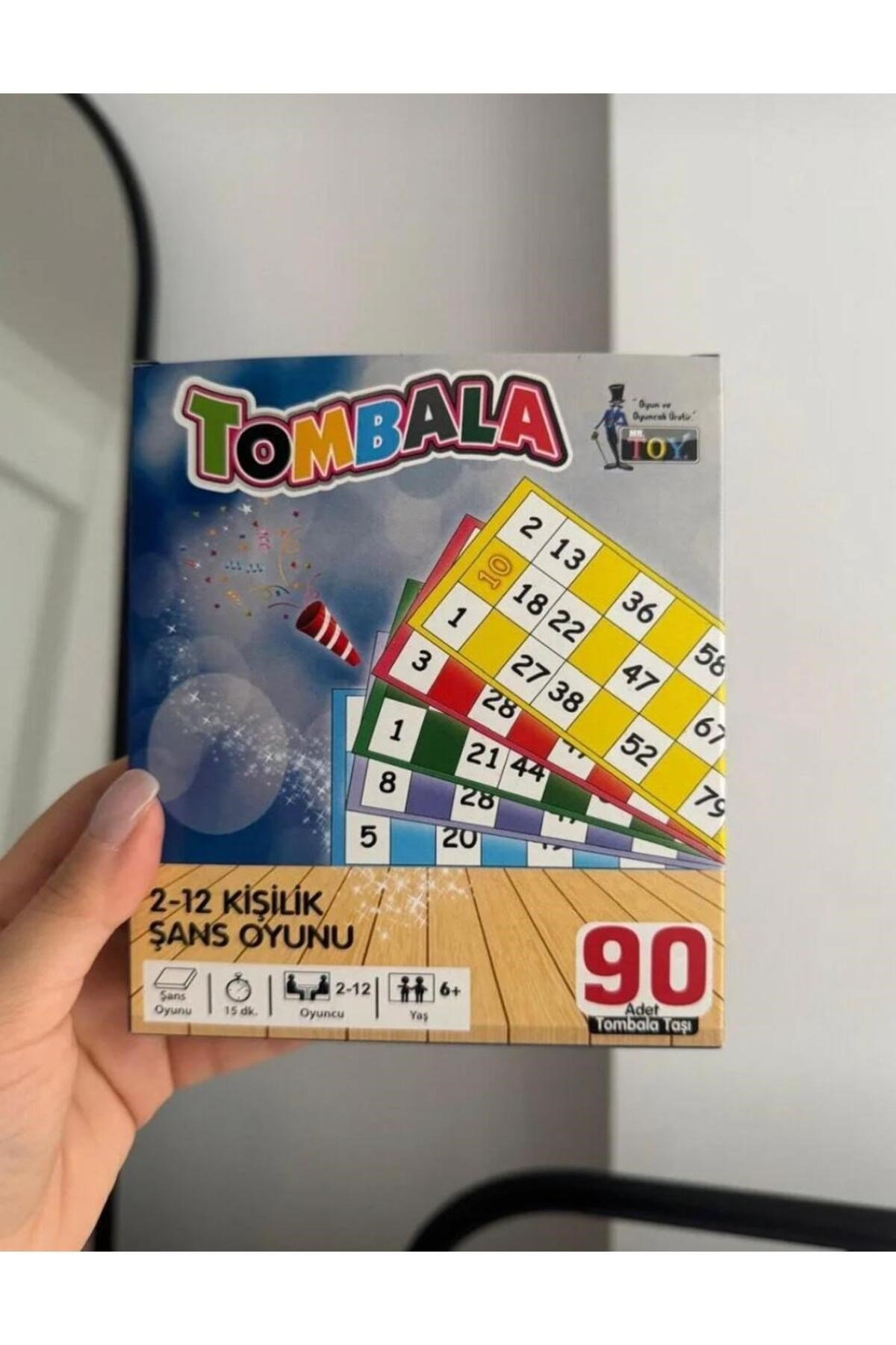 Tombala Oyunu Kutu Oyunu paraply Tombala Torbasız