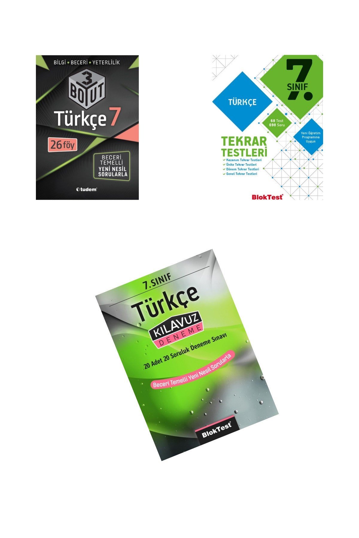 Tudem 7.sınıf 3 Boyut Konu - Tekrar Testi - Kılavuz Deneme Türkçe Seti