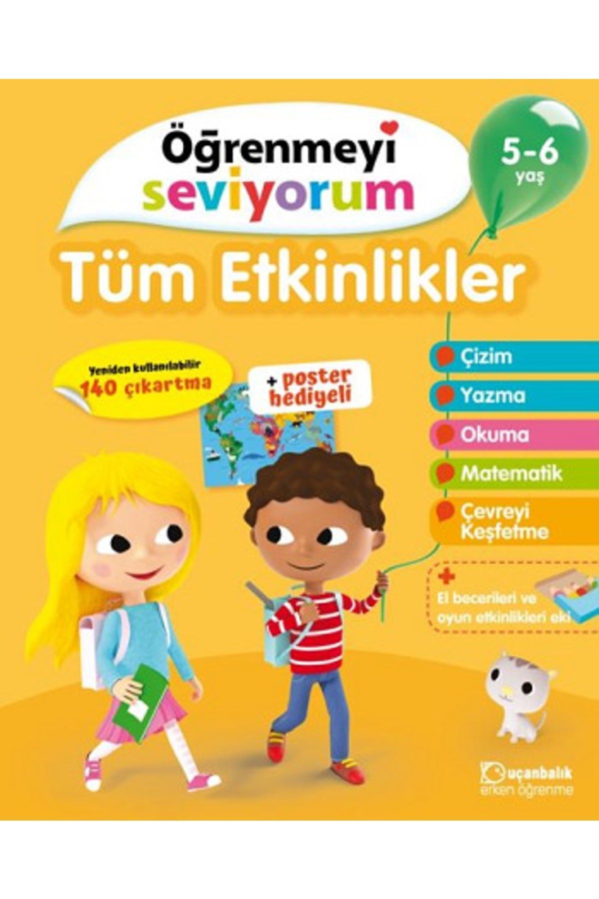 Tüm Etkinlikler - Öğrenmeyi Seviyorum 5-6 Yaş | Uçanbalık Yayıncılık 9789755873398