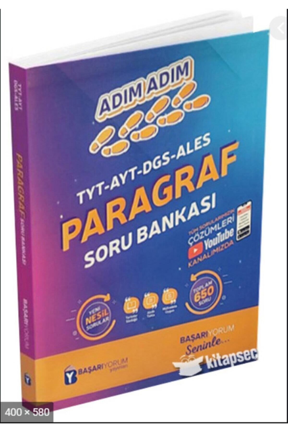 Tyt Ayt Dgs Ales Adım Adım Paragraf Soru Bankası