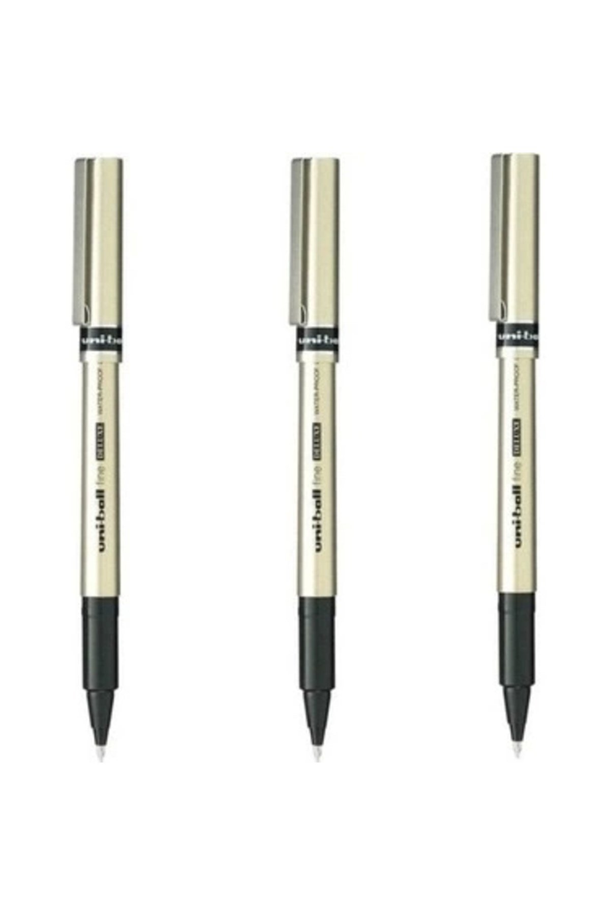 UNİBALL FİNE DELUXE ( 0.7 ) ROLLER KALEM SİYAH ( 3 Adet )