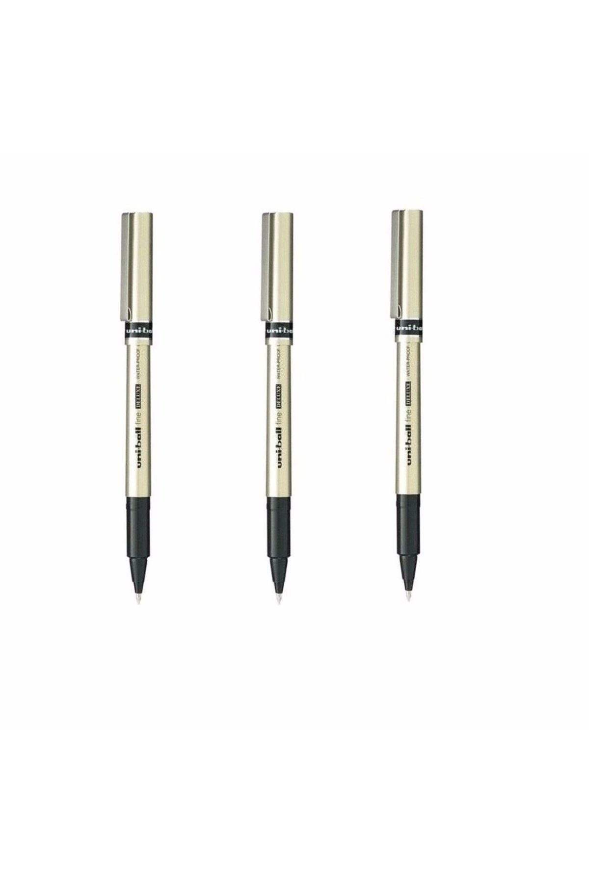 UNİBALL FİNE DELUXE ( 0.7 ) ROLLER KALEM SİYAH ( 3 Adet )