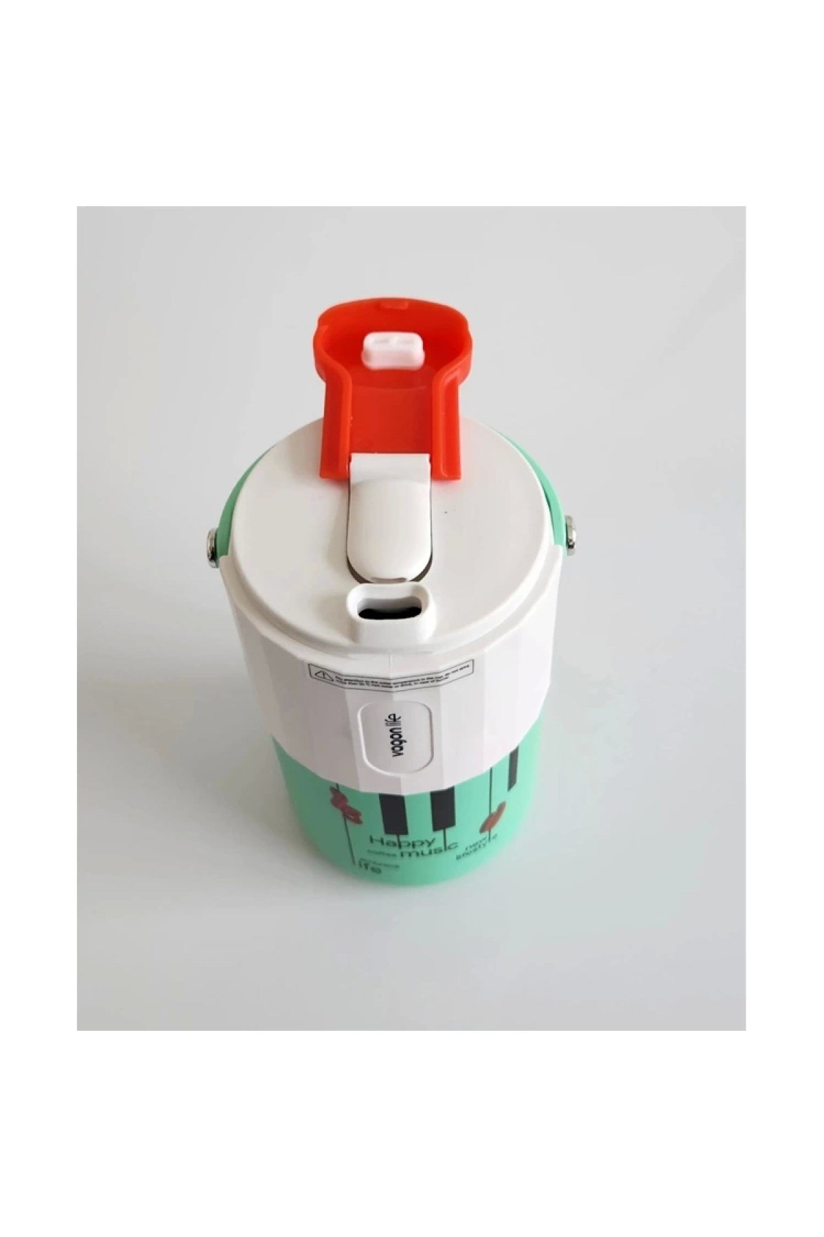 VAGONLİFE VGN2050 ÇELİK MATARA PİPETLİ 400 ML YEŞİL