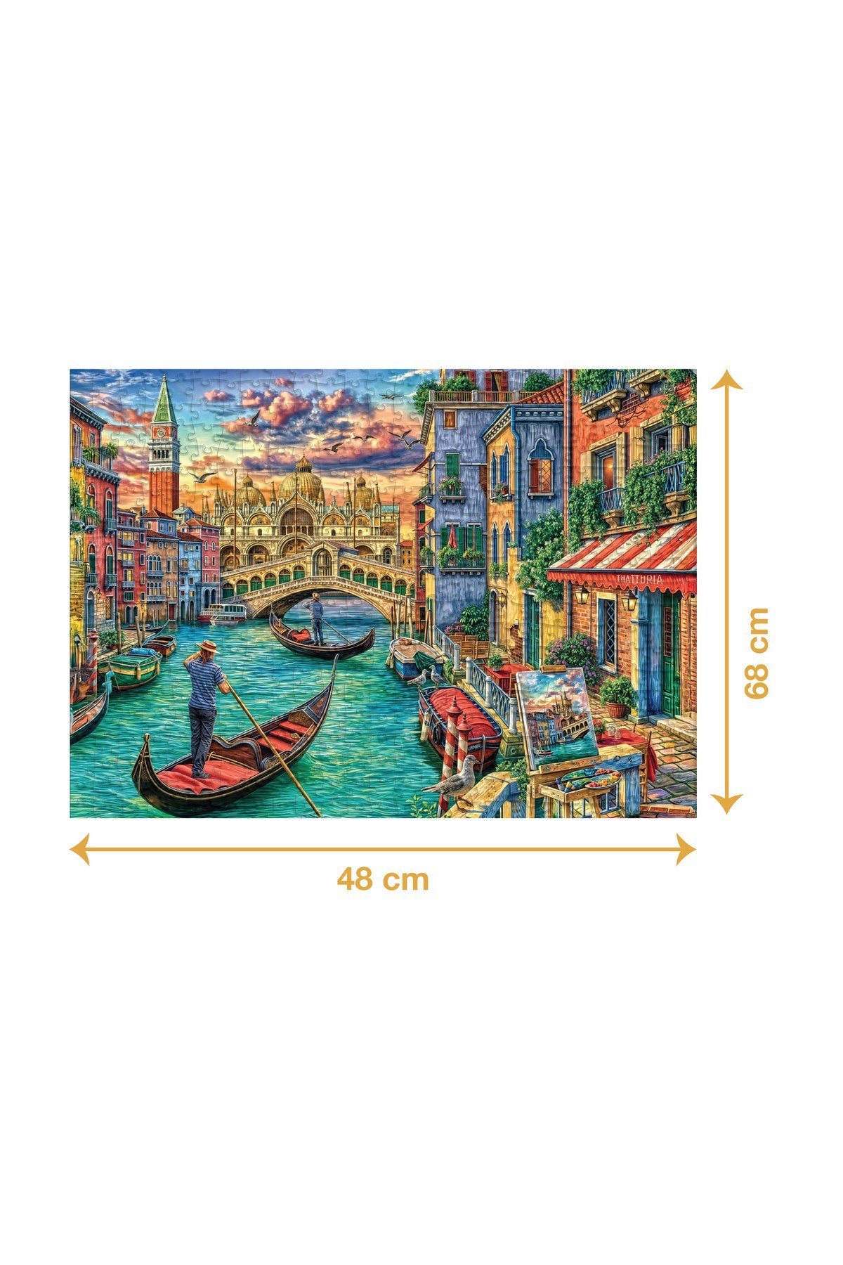VENEDİK SOKAKLARI PUZZLE 1000 PARÇA