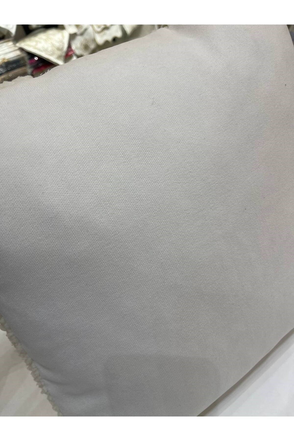 2 Li Fransız Köylü Deseni ve Peluşlu 43 x 43 Kirlent Kılıfı