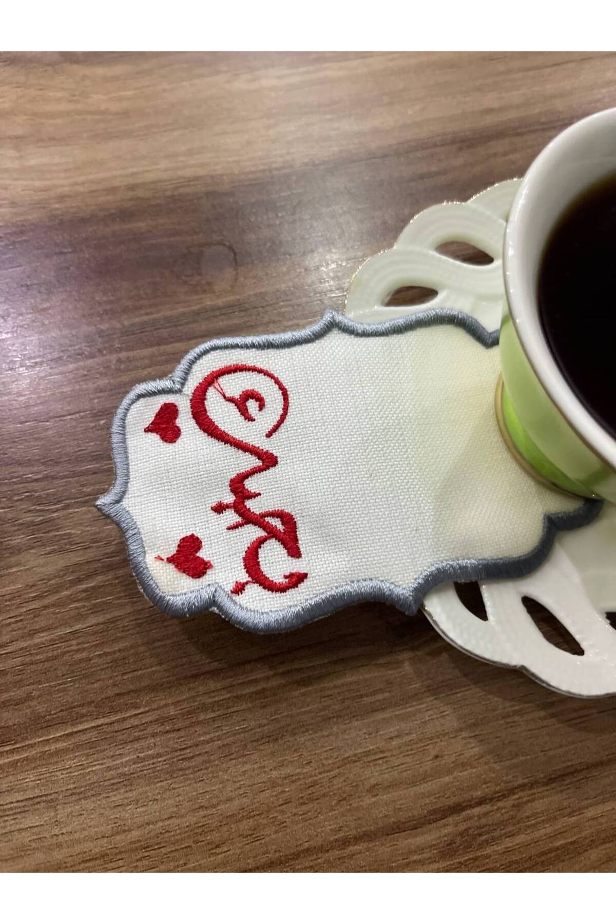 6lı Love Aşk Arapça Yazı Karakter Kahve Sonum Peçetesi 7 x 12cm