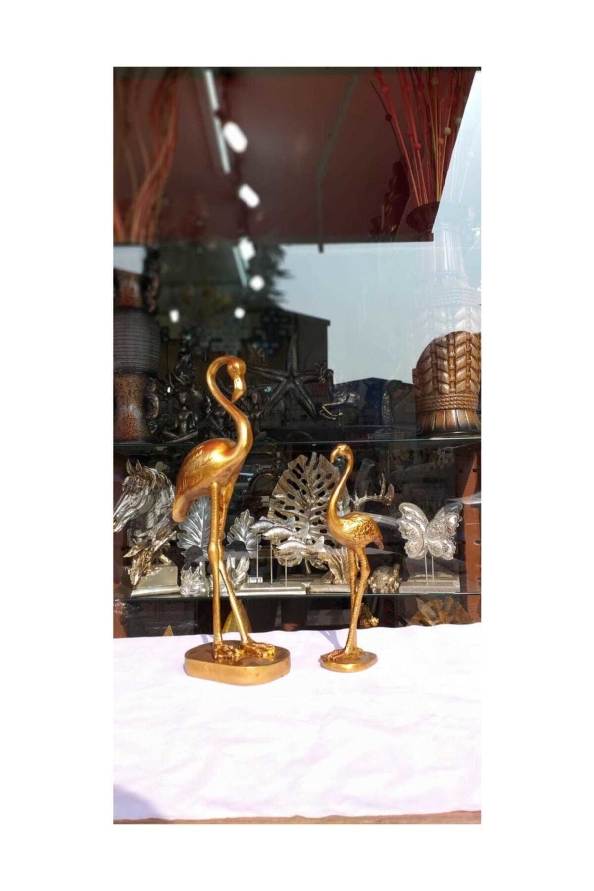 Büyük Boy Flamingo Biblo Figür 2'Li Set