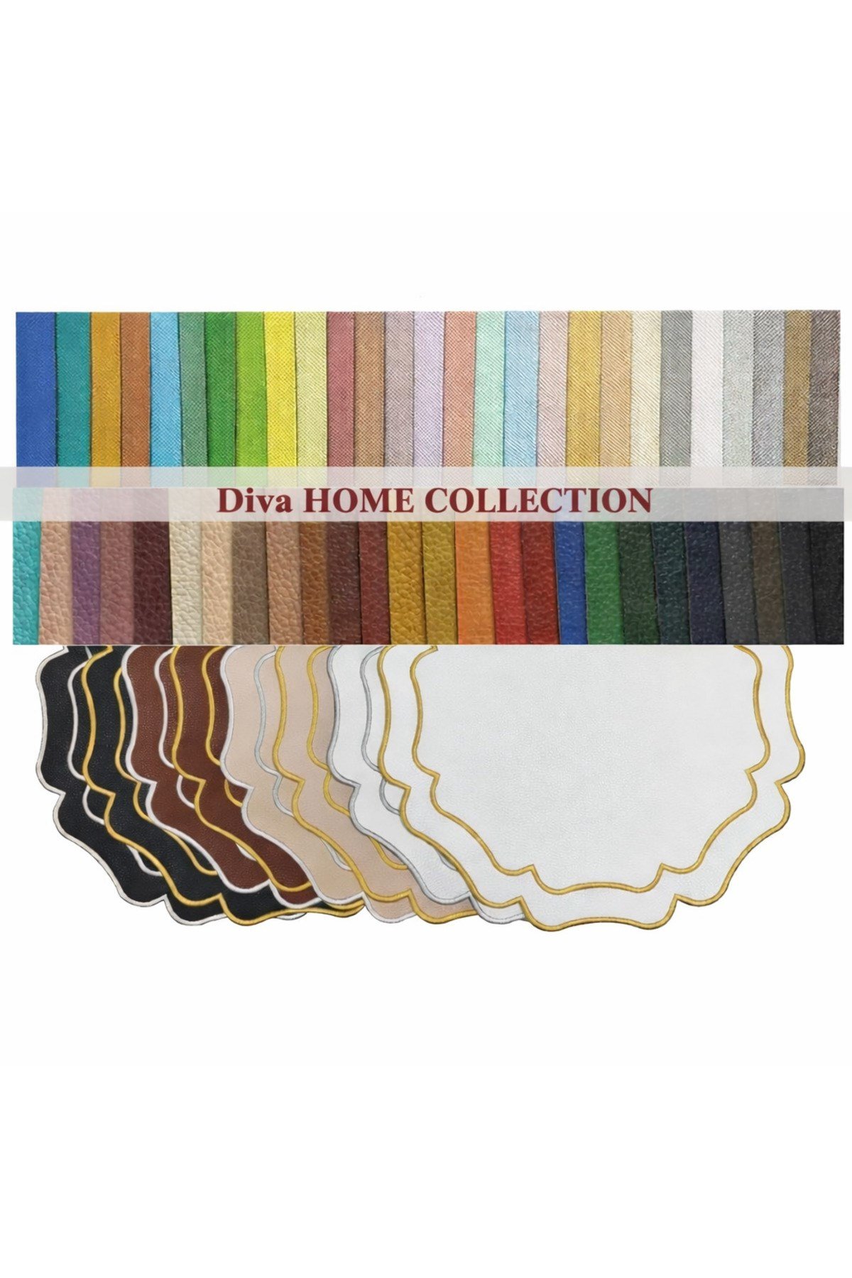 Deri Amerikan 6 Parça Set 35x35