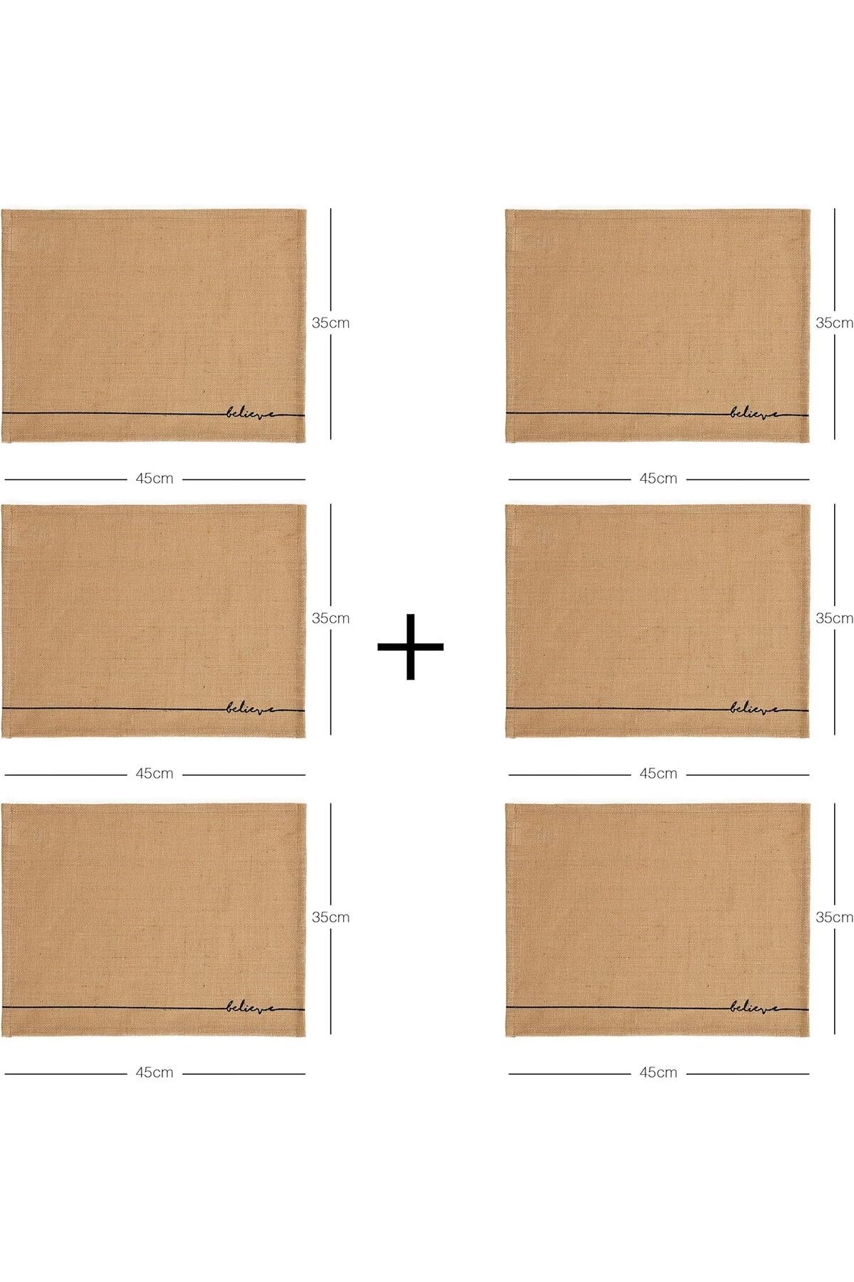 Jüt Amerikan Sevis 6Lı Set 35 x45