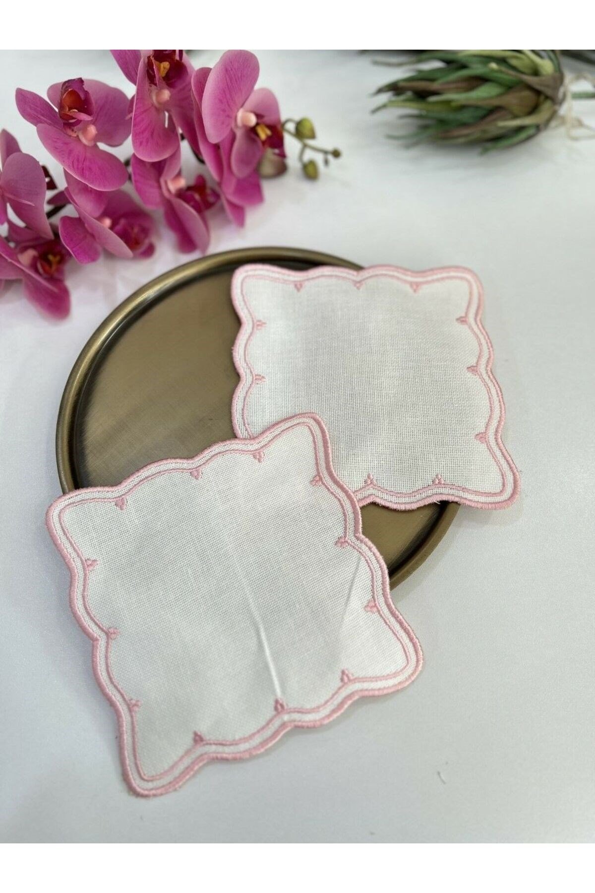 Kahve Sunum Peçetesi 14x14cm 6 Parça Set