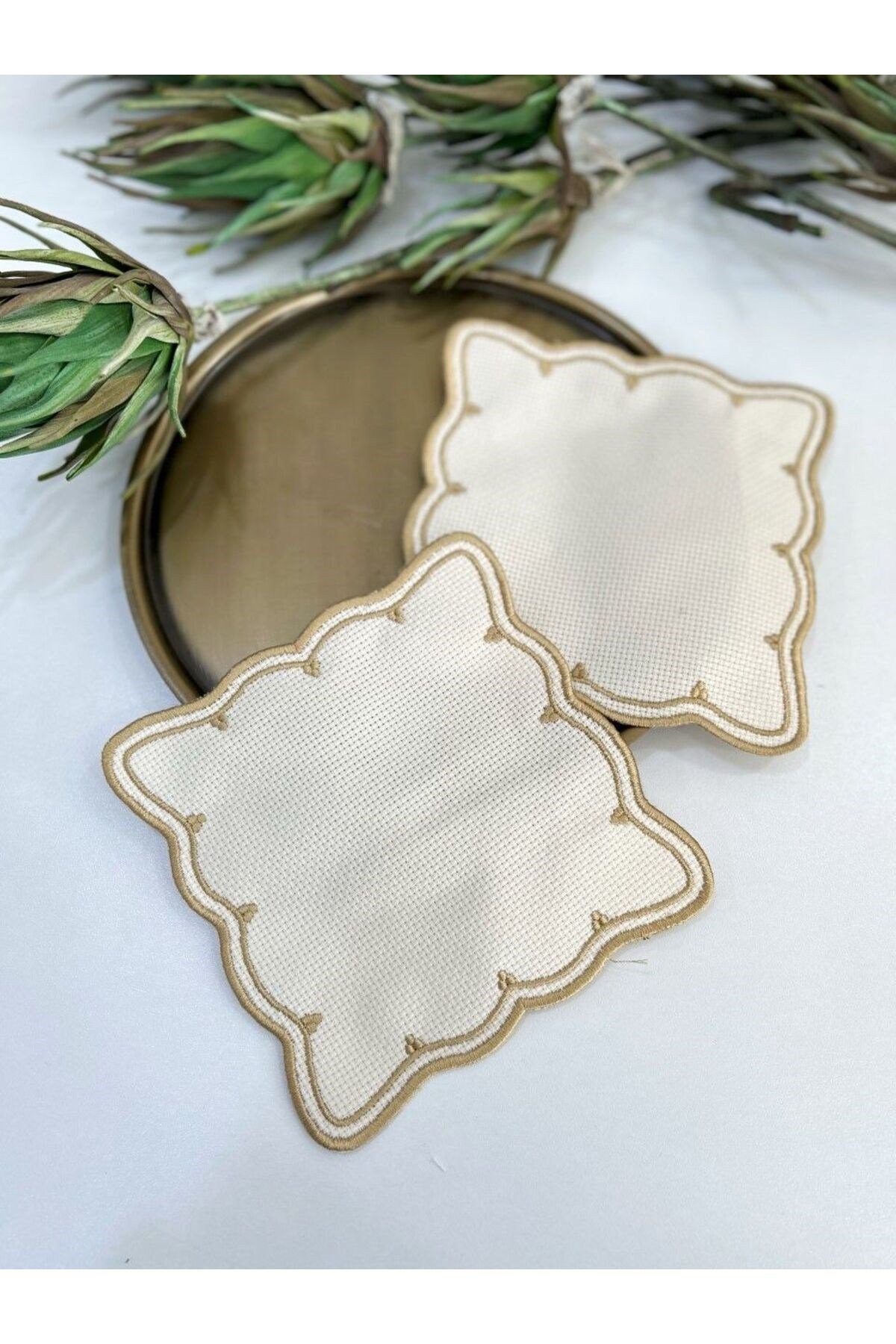 Kahve Sunum Peçetesi 14x14cm 6 Parça Set
