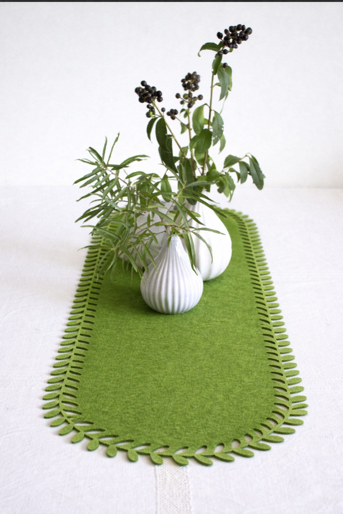 Keçe Runner 3mm 100 x 33cm Lazer Kesim Desenli
