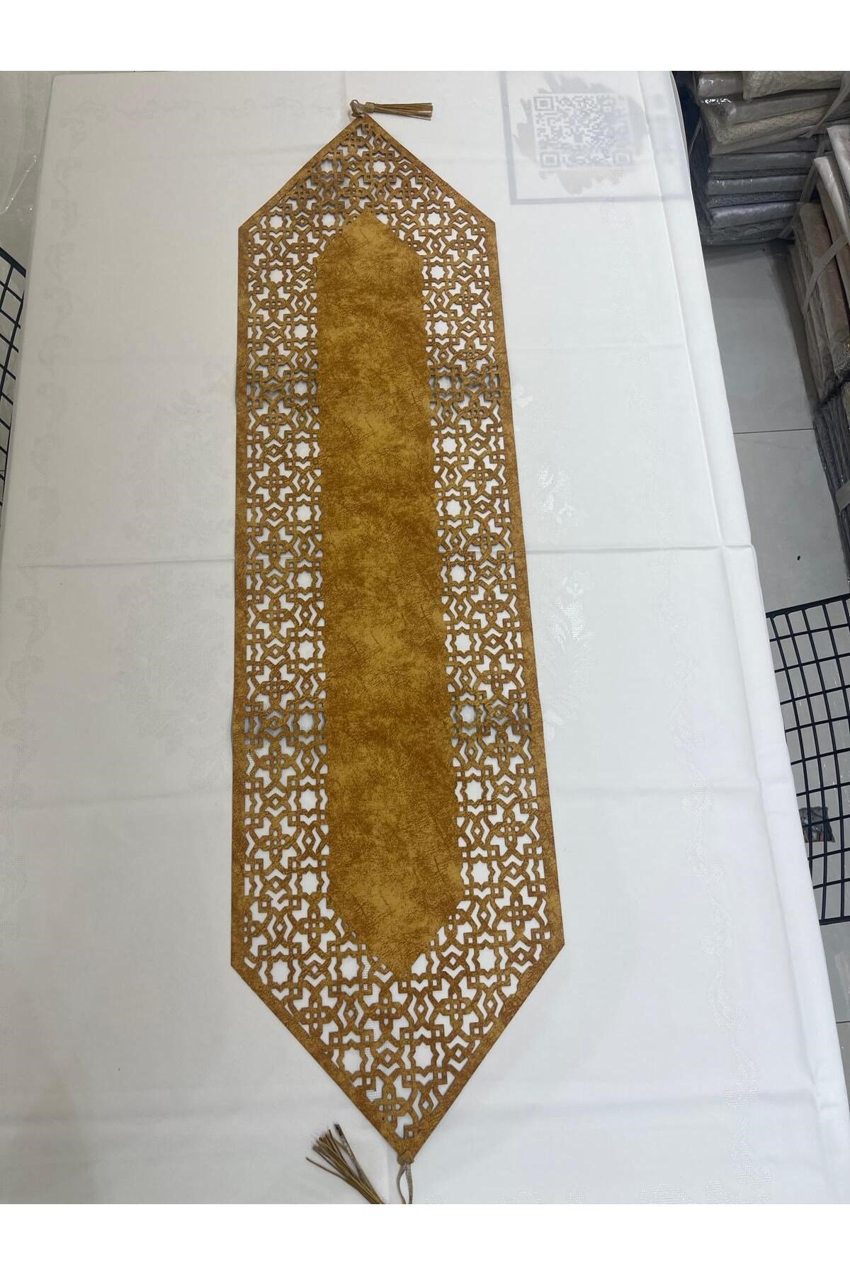 Lazer Kesim Dallas kumaş Runner 35*130