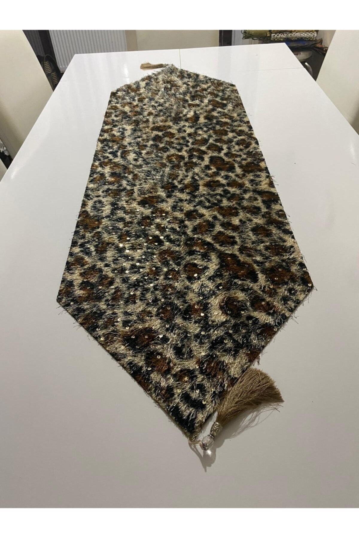 Leopar Desenli Pullu Runner