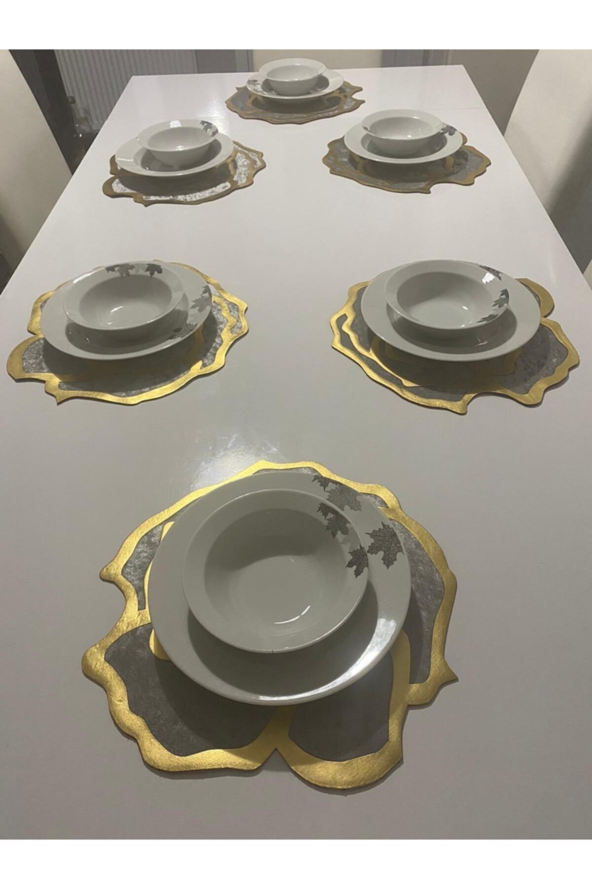 Lüx 6lı Servis Takımı Gül