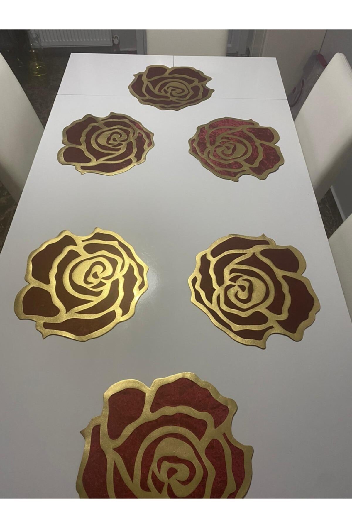 Lüx 6lı Servis Takımı Gülü Model