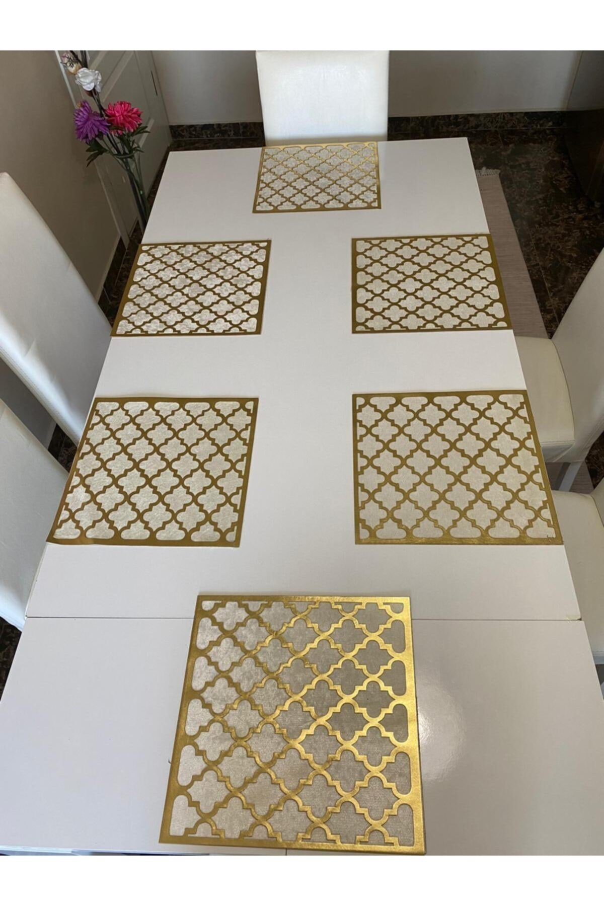 Lüx Derili 6 Parça Servis Takımı