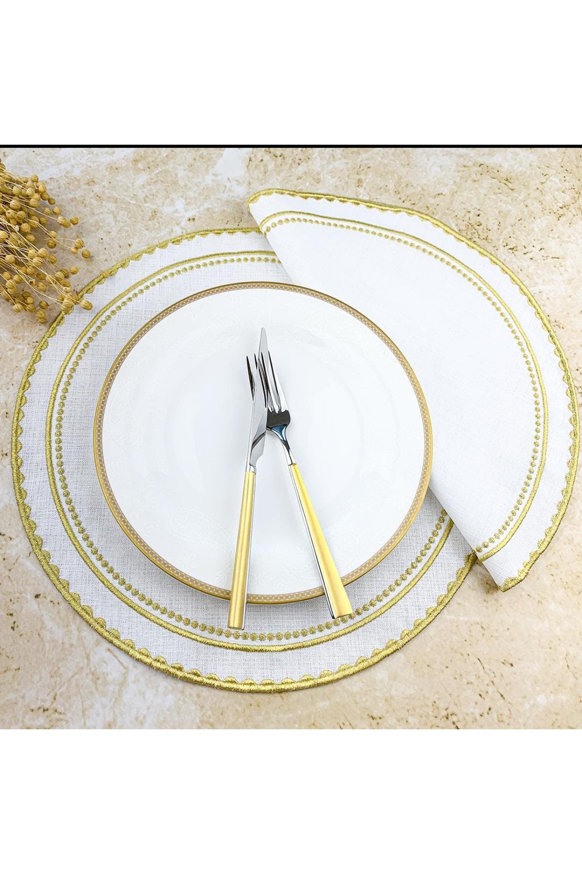 Supla Amerikan Servis Set 6 Kişilik 35x35