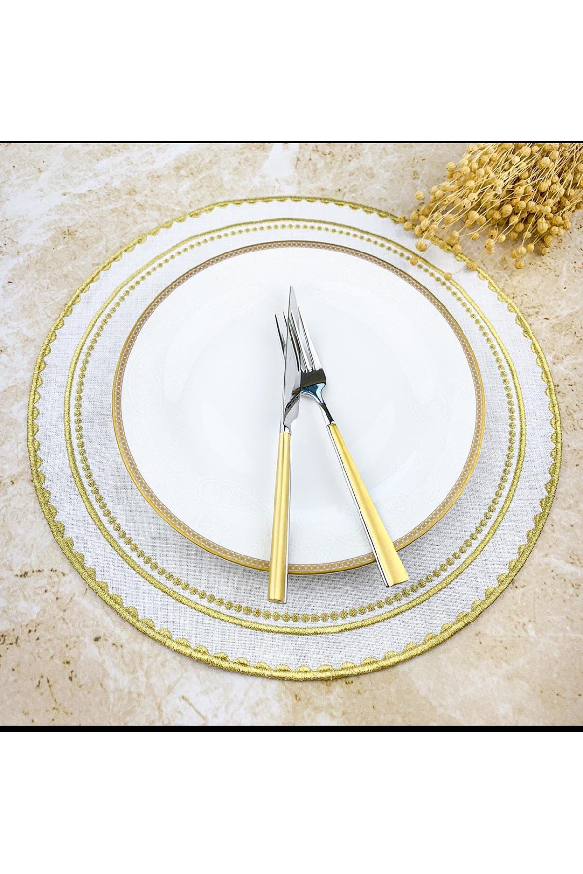 Supla Amerikan Servis Set 6 Kişilik 35x35