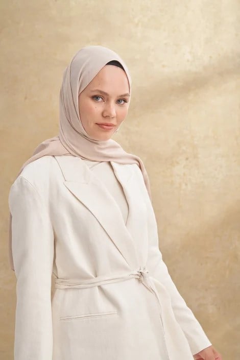 ARMANDA BAMBU BAROQ DESEN BEJ ŞAL