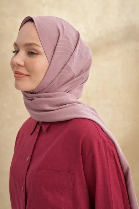 ARMANDA BAMBU FLORE DESEN GÜL KURUSU ŞAL