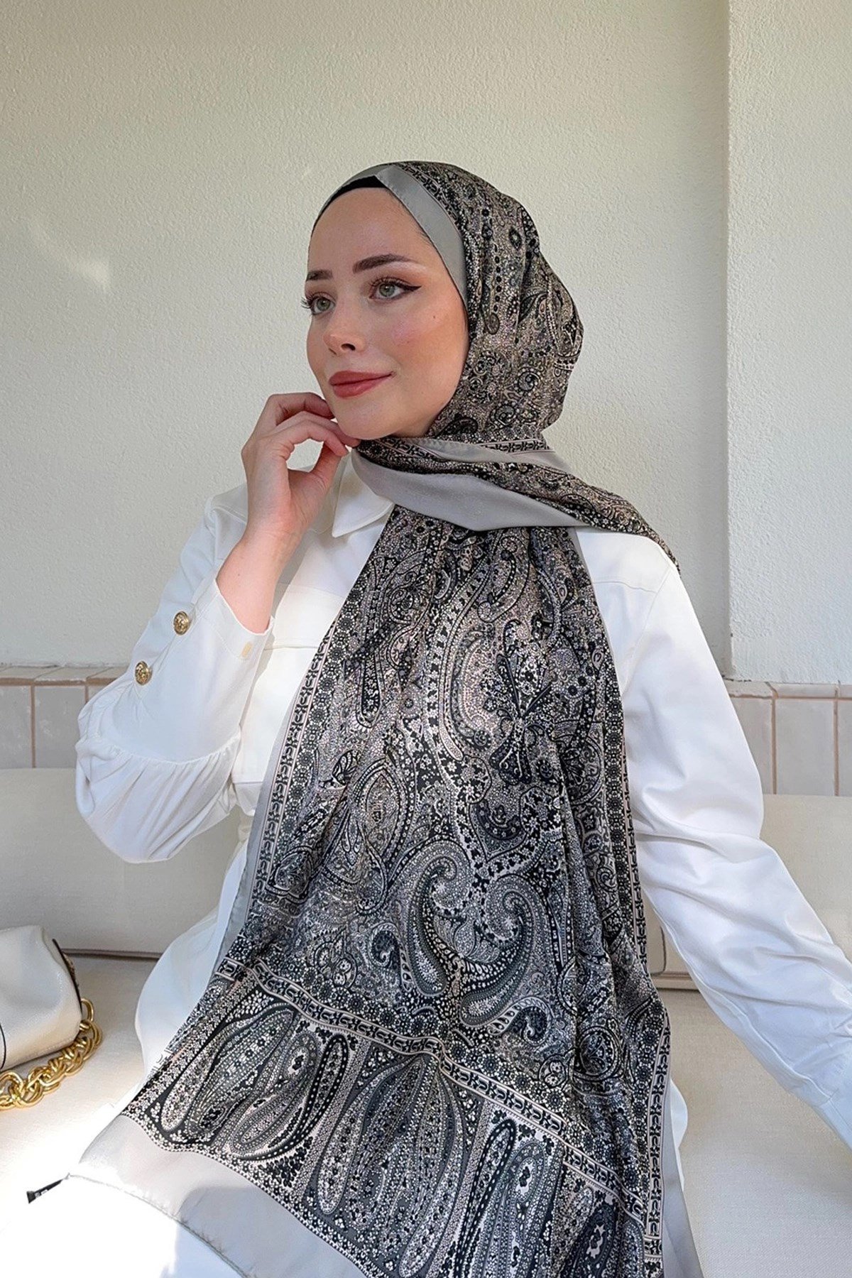 ARMANDA ETRO GRİ ŞAL
