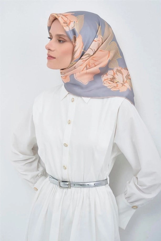 ARMİNE SAF İPEK SURA EŞARP 9509D 81