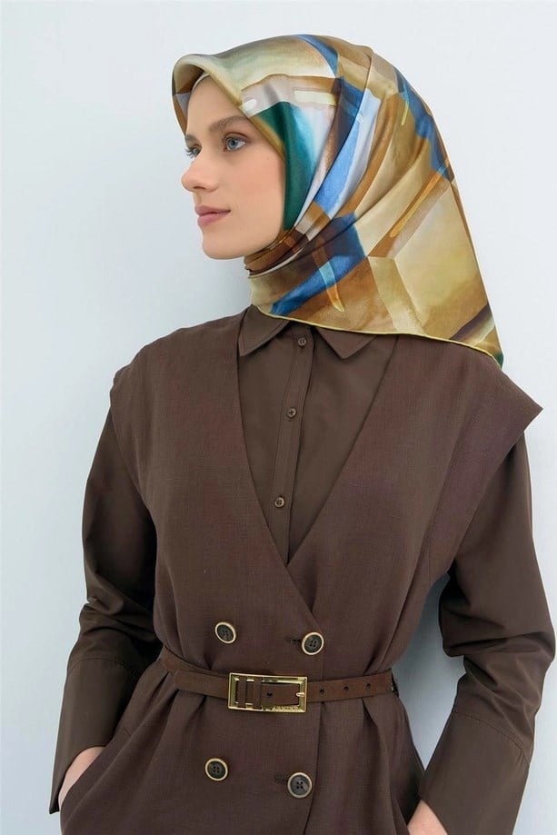 ARMİNE SAF İPEK SURA EŞARP 9510D 32