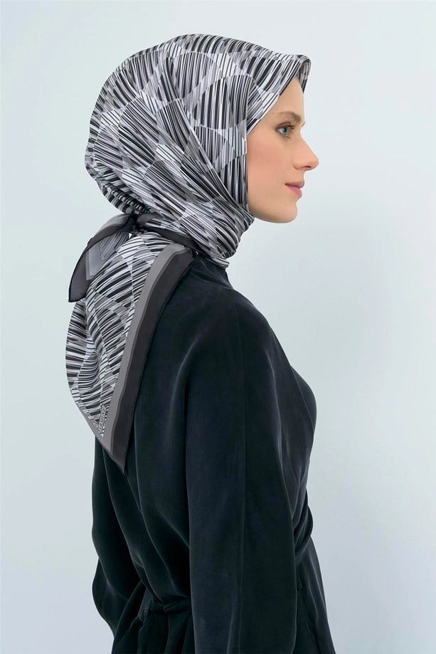 ARMİNE SAF İPEK SURA EŞARP 9533D 55