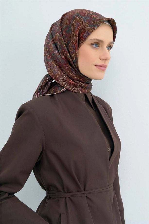 ARMİNE SAF İPEK SURA EŞARP 9540D 34