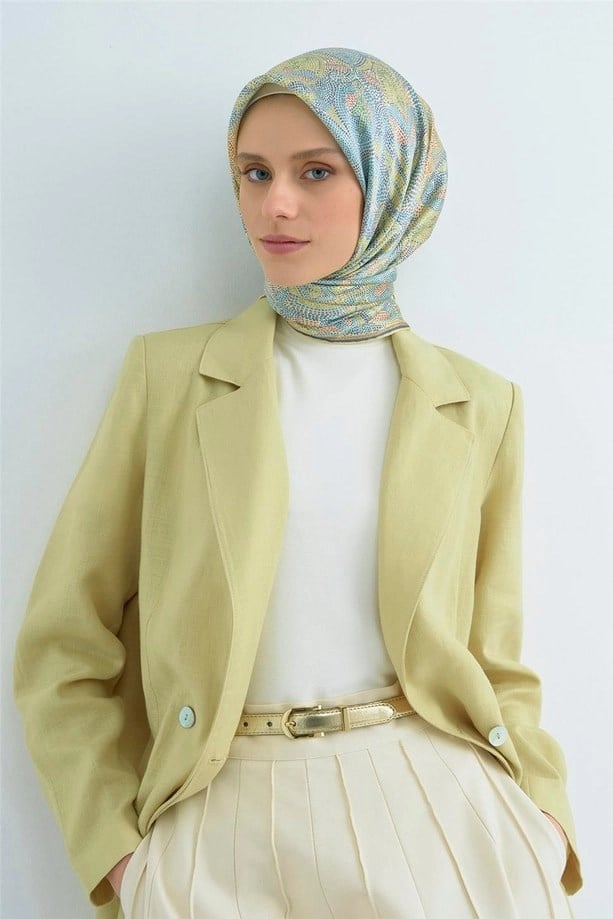 ARMİNE SAF İPEK SURA EŞARP 9540D 81