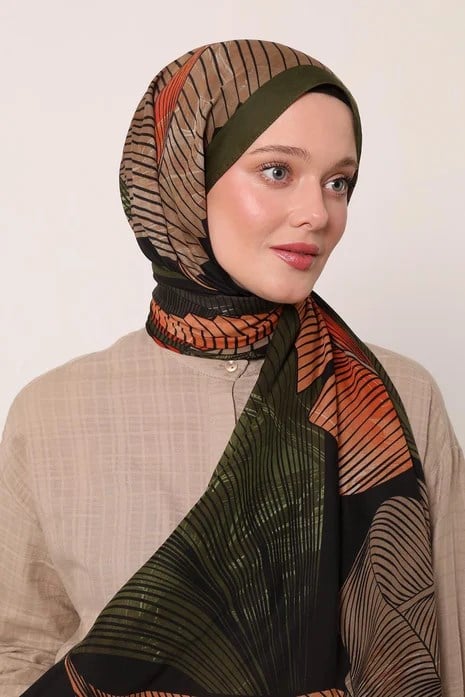 FLORAL ŞAL  -GİZEMLİ HAKİ