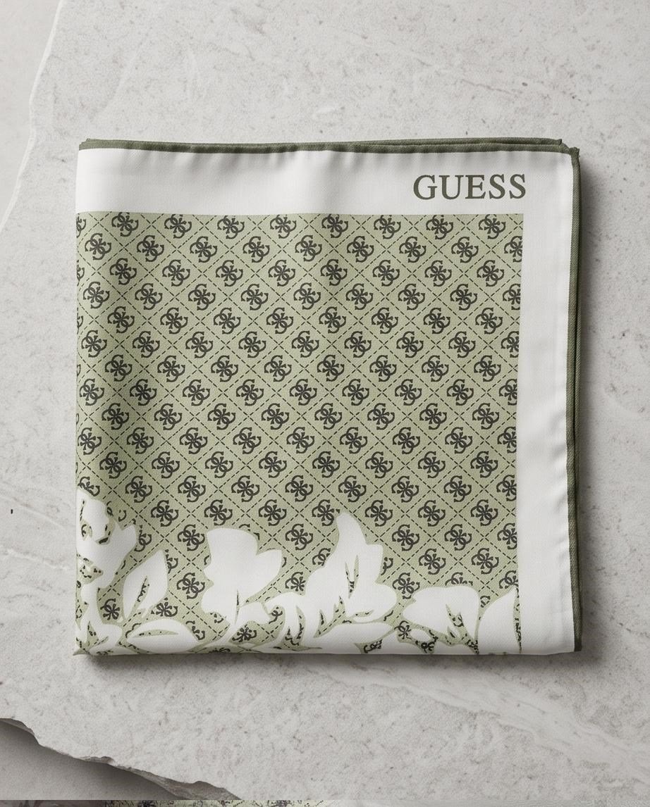 GUESS TWILL İPEK EŞARP AW5727SIL90-GRE